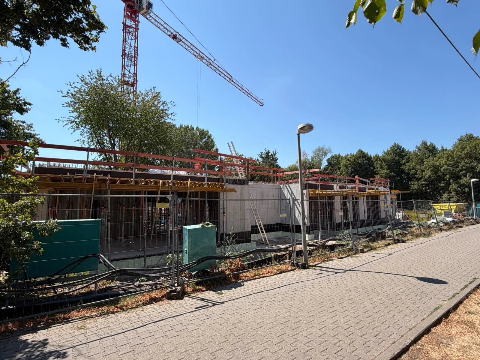 Neubau Betreutes Wohnen und Kita, Mannheim Neckarau – Baustelle